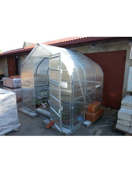 Siltumnīca KLASIKA STANDART 5 - 2,5x2m ar pamatiem un 6mm polikarbonāta pārklājumu; 4779037490523, 3 image