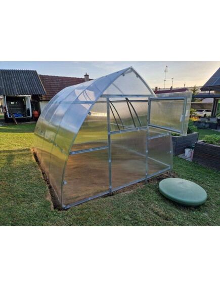 Siltumnīca KLASIKA ARROW 3x6m (18m2) ar 4mm polikarbonāta pārklājumu, 2 image