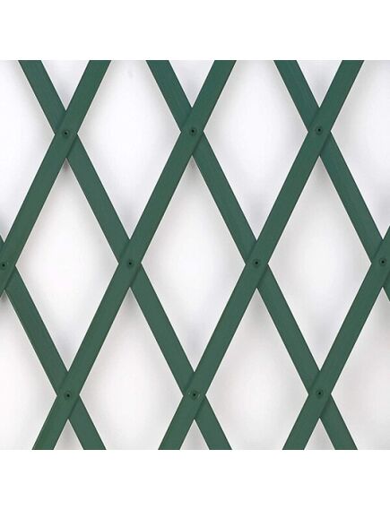TREPLAS Dekoratīvs paplašināms plastmasas režģis, zaļš 1,00 x 3 m, 3 image