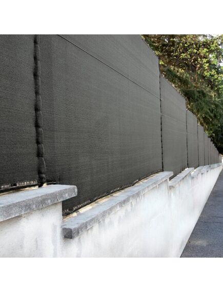 Dekoratīvs aizsargsiets COIMBRA DARK 1,50 x  5, antracīts, 2 image