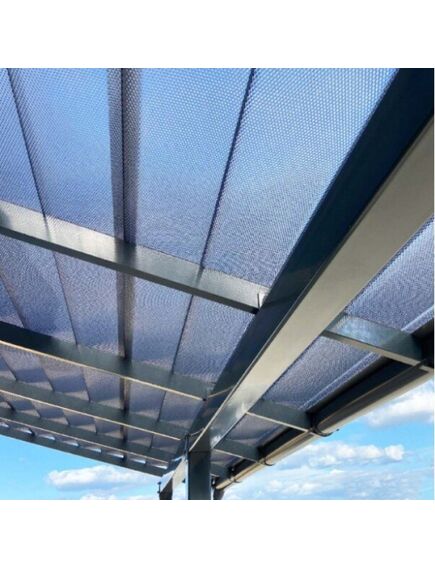 Профилированный лист поликарбоната DIAMOND TILE EFFECT 2.8 мм 0,954x3m, серый, изображение 2