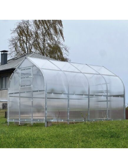 Siltumnīca KLASIKA DROP 2,5x12m ar 4mm polikarbonāta pārklājumu; 4779037494163, 2 image