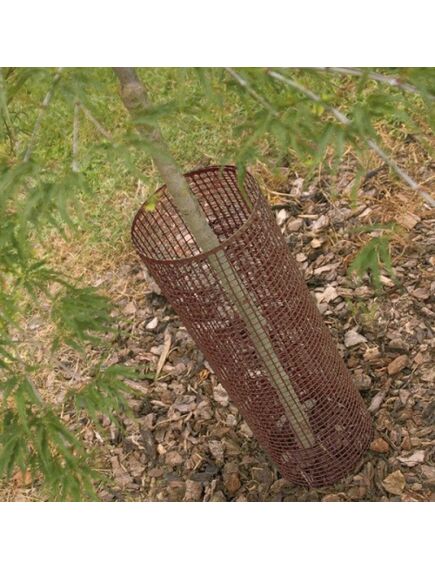 QUADRA 10 - Plastmasas aizsargsiets brūns, 1x5m