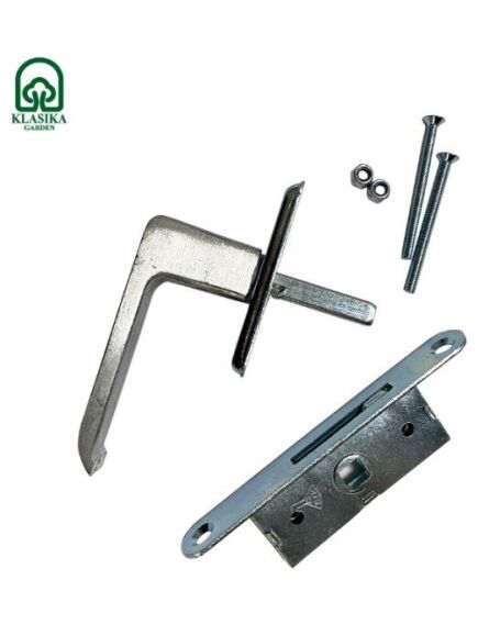 Siltumnīcas rokturis, cinkota metāla, 3 image