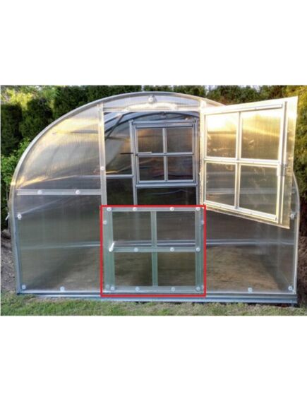 Papildus durvis siltumnīcai KLASIKA 100 x 100 cm, bez pārklājuma;