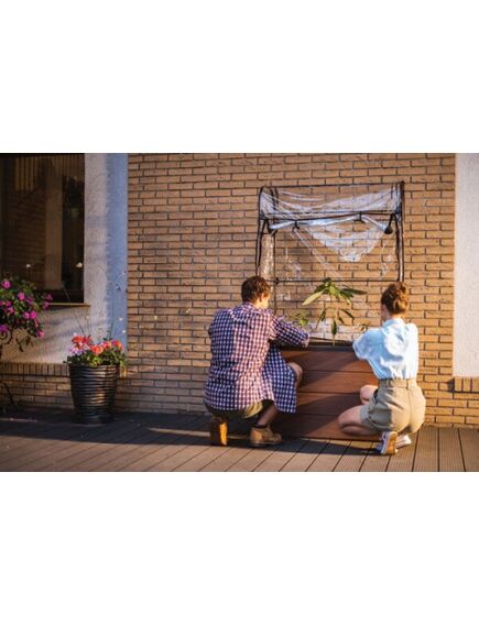 Mini siltumnīca KETER MAPLE 99 x 58 x 185 cm, brūna, 3 image