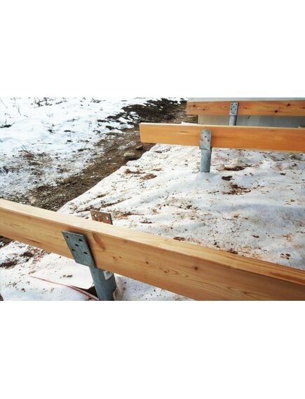 Skrūvpālis U veida 100x1300x2,0mm HDG, 3 image