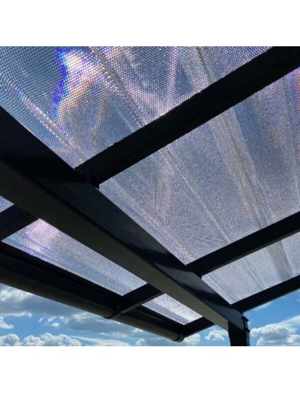 Профилированный лист поликарбоната DIAMOND TILE EFFECT 2.8 мм 0,954x4m, серый, изображение 2