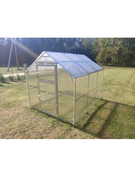 Siltumnīca KLASIKA BERNARD 2,35x8 m ar 6mm polikarbonāta pārklājumu, 4779037492374