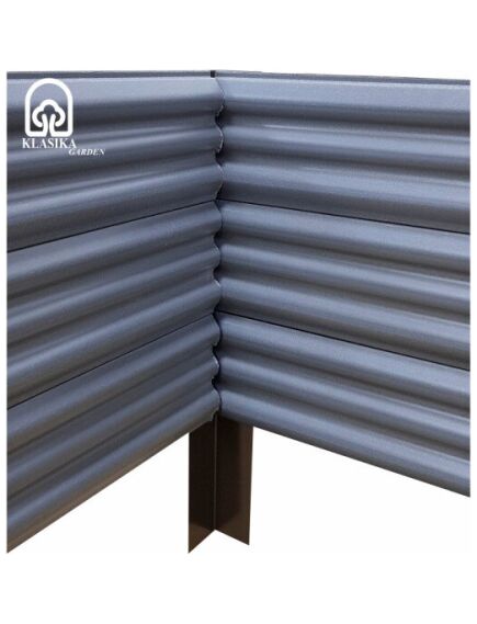 Paaugstinātā dārza dobe KLASIKA Woodlook 1500x750x300mm, pelēka, 3 image