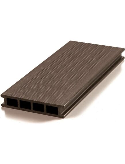 Композитная террасная доска Inowood Premium, Коричневая 28х145х4000мм