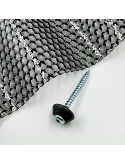 Stiprinājuma skrūves kokam ar starpliku (pelēku) MK PC DIAMONDS 5x50mm, 50 gab/iepak.