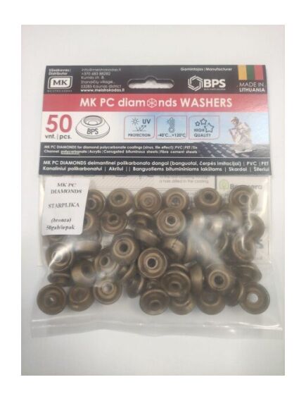 Starplika MK DIAMONDS, bronza 50gab/iepak, 3 image