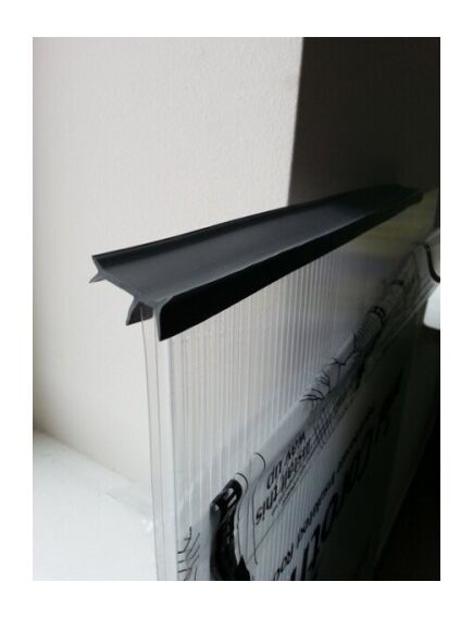 Уплотнительная резина для поликарбоната 4-6мм, 6м, изображение 2