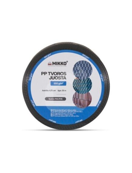 Žoga lamile MIKKO 0,0475x35m, (550 g/m2) pelēka