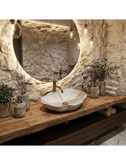 Rea Sanitary Umywalka nablatowa Rea Pearl Saturn, 5 image