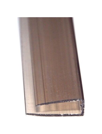 Nobeiguma profils polikarbonāta loksnēm PC-U 8-10 mm, Bronza 2,1m, 2 image