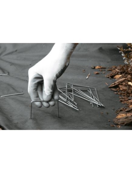 П-образные металлические гвозди для крепления агропленки 15х7,5х15см (10 шт/уп)