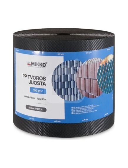 Žoga lamile MIKKO 0,19x35m, (550 g/m2) pelēka