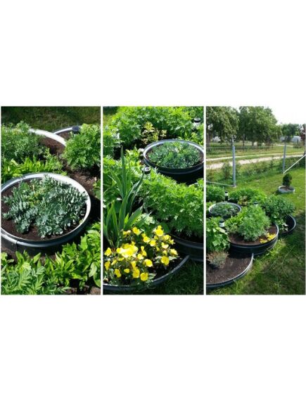 Металлическая окантовка - сепаратор (кольцевая) оцинкованная; ~ 50 см;, изображение 3