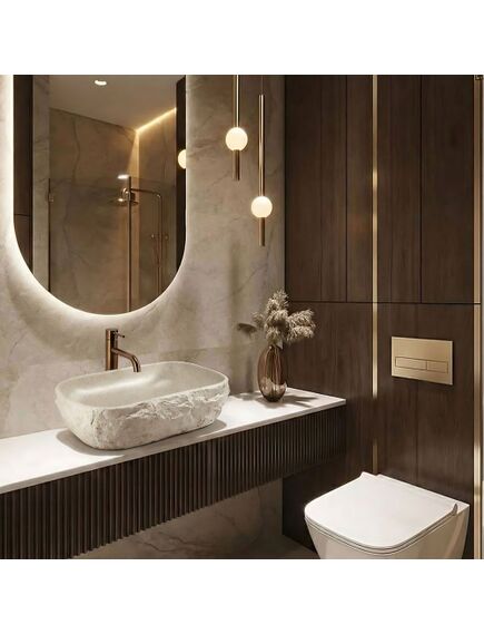 Rea Sanitary Umywalka nablatowa Rea Bianka, 3 image