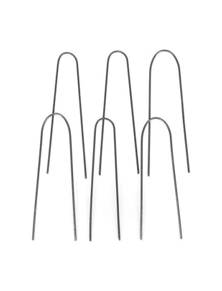 Гвозди металлические J-образные для крепления агропленки 20см (10шт/уп), изображение 2