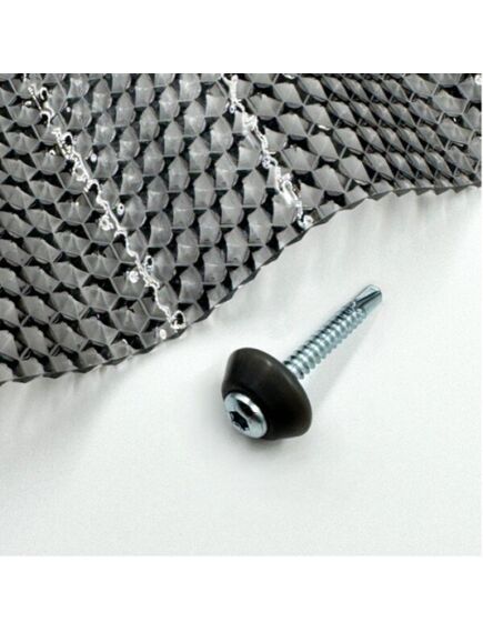 Stiprinājuma skrūves metālam ar starpliku (pelēku) MK PC DIAMONDS 5x40mm, 50 gab/iepak.