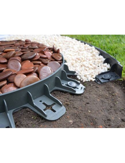 Бордюры для газона 800х80х45мм; зеленый