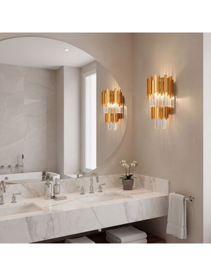 Toolight Kinkiet ścienny 312356 Złoty, 4 image