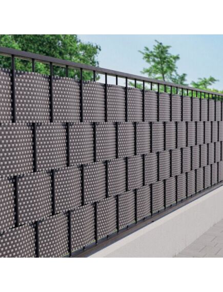 Žoga lamile TENAX FLEXI 2,05x0,19 m (1000 g/m2) Tumši pelēka / Gaiši pelēka + 2 gab. nobeiguma klipši, 2 image