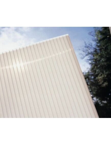 Šūnu polikarbonāts 16 mm Pienbalts 6000x2100mm