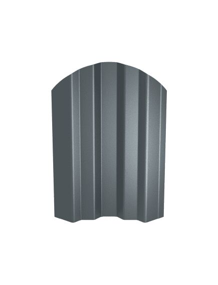 Profilēta metāla žoga štaketas ESTETIC RAL 7016 PSx2, 2 image