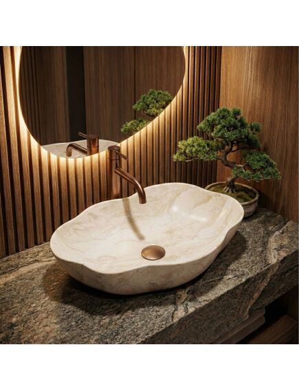 Rea Sanitary Umywalka nablatowa Rea Pearl Kallisto, 4 image