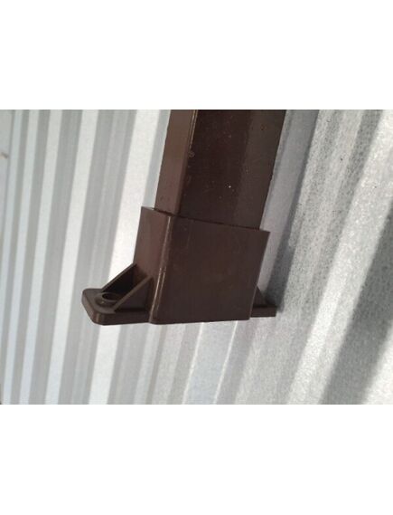 Horizontālais profils žogam 20/40, 3m, RAL8019, 2 image