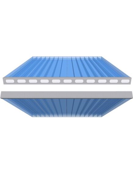 Лента для поликарбоната с фильтрующим геотекстилем 38мм