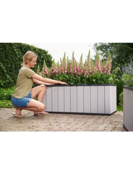 KETER Sequoia Duotech Large puķu pods, pelēks, 2 image