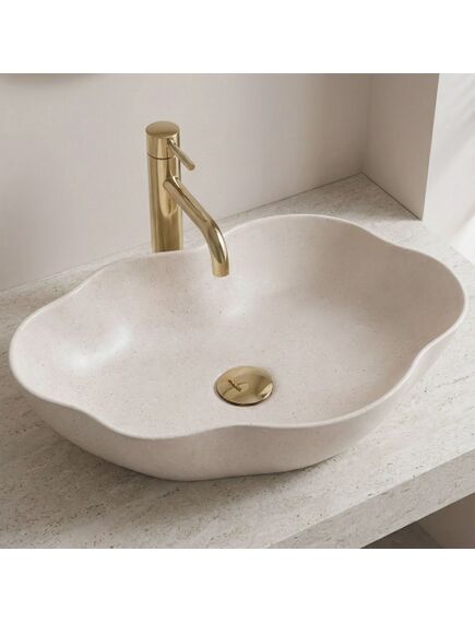 Rea Sanitary Umywalka nablatowa Rea Pearl Warm, 5 image