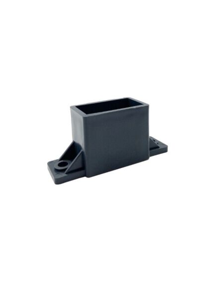 Держатель горизонтальный профиль ПВХ 20х40 мм, Серый