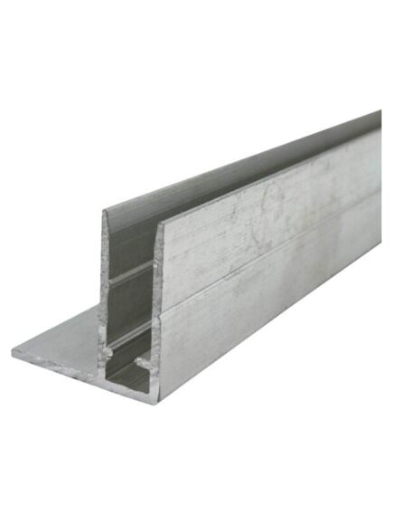 Алюминиевый торцевой профиль для листов поликарбоната ALU-F 6мм 2,1м, изображение 2