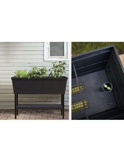 KETER URBAN BLOOMER XL puķu pods, pelēks, 2 image