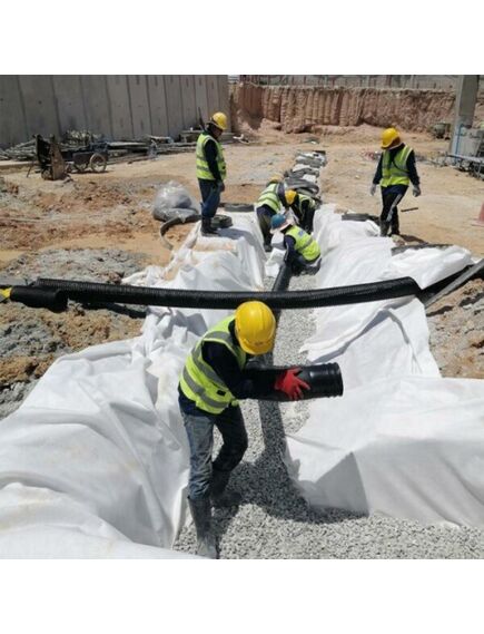 Neaustais ģeotekstils STARKEDACH 2x50m 140 g/m2, 3 image