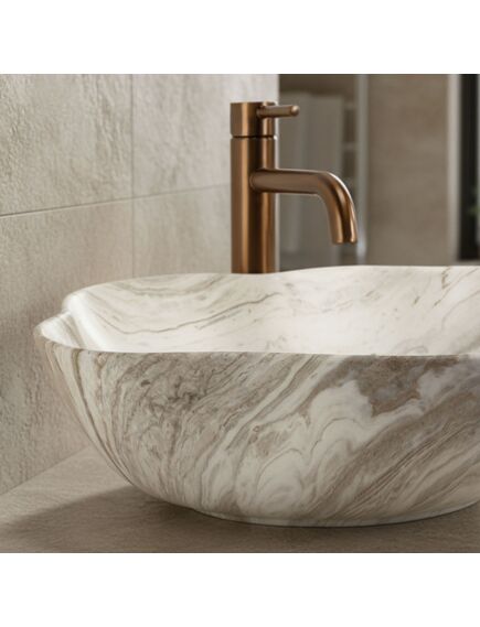 Rea Sanitary Umywalka nablatowa Rea Pearl Saturn, 3 image