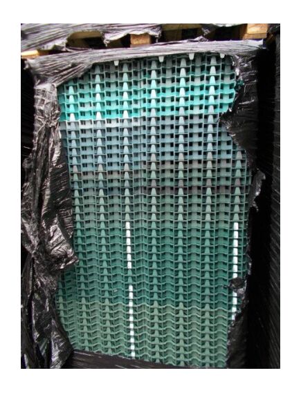 Grass grid, 49,2x49,2x3,9 cm, (II sort), изображение 2