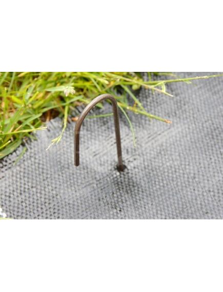 Гвозди металлические J-образные для крепления агропленки 15см (10шт/уп)