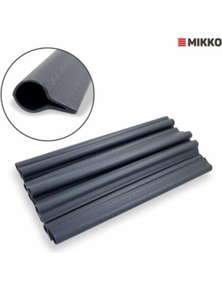 Nobeigums žoga lamilēm 19cm, Tumši pelēks, 10 gab iepak, 2 image