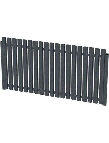 Horizontālais profils žogam 20/40, 3m, RAL8017, 3 image