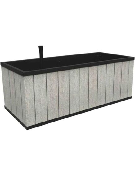 KETER Sequoia Duotech Large puķu pods, pelēks