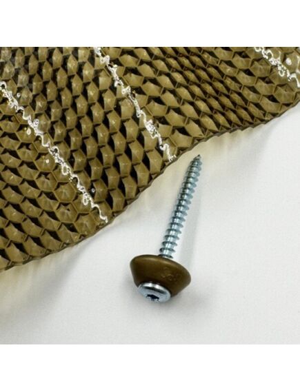 Stiprinājuma skrūves kokam ar starpliku (bronza) MK PC DIAMONDS 5x50mm, 50 gab/iepak.