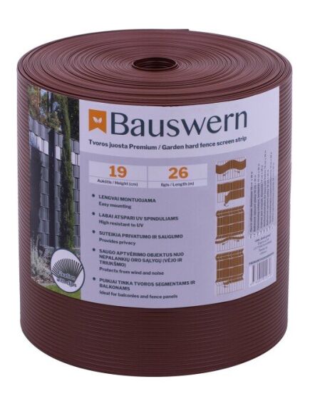 Žoga lamile Bauswern Premium 2600x19cm (700 g/m2) RAL8011, brūna