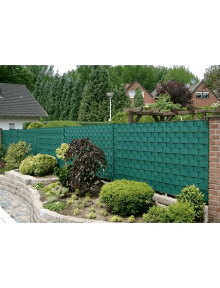 Žoga lamile MIKKO Economy 4,75x3500cm (450 g/m2) RAL6005, zaļa + 28 gab. turētāji